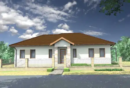 eladó új építésű családi ház, Erdőkertes