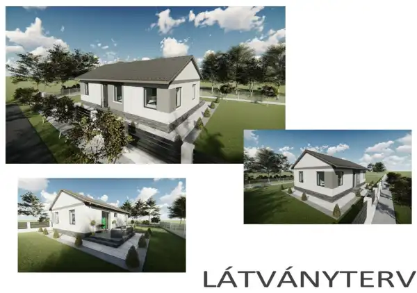 Eladó új építésű családi ház, Lőrinci 3+1 szoba 83 m² 65 M Ft
