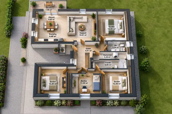Eladó új építésű családi ház, Szigethalom 5 szoba 110 m² 119.9 M Ft
