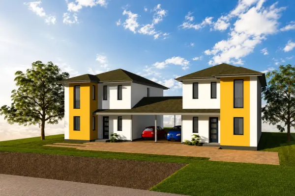 Eladó új építésű ikerház, Vecsés 5 szoba 108 m² 124.9 M Ft