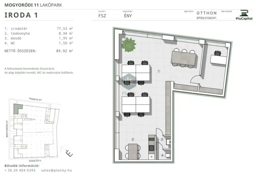 eladó új építésű iroda, Budapest, XIV. kerület