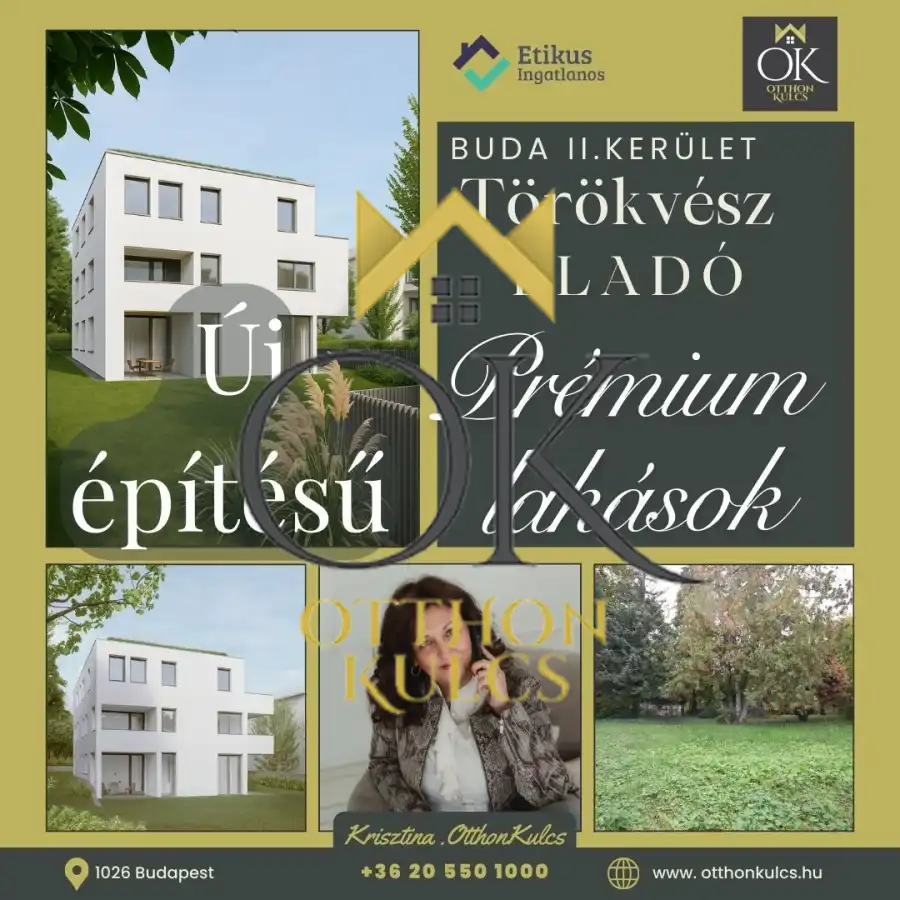 eladó új építésű téglalakás, Budapest, II. kerület
