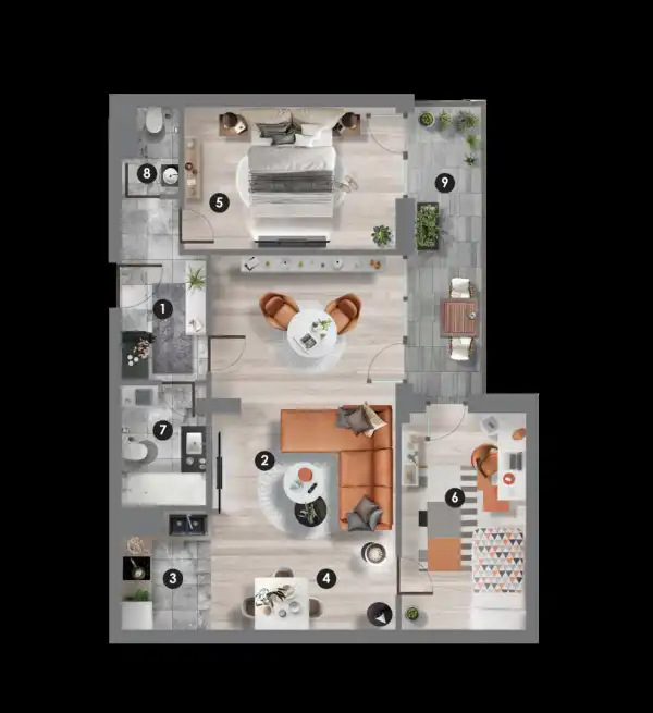 Eladó új építésű téglalakás, Budapest, XIII. kerület 3 szoba 72 m² 110.49 M Ft