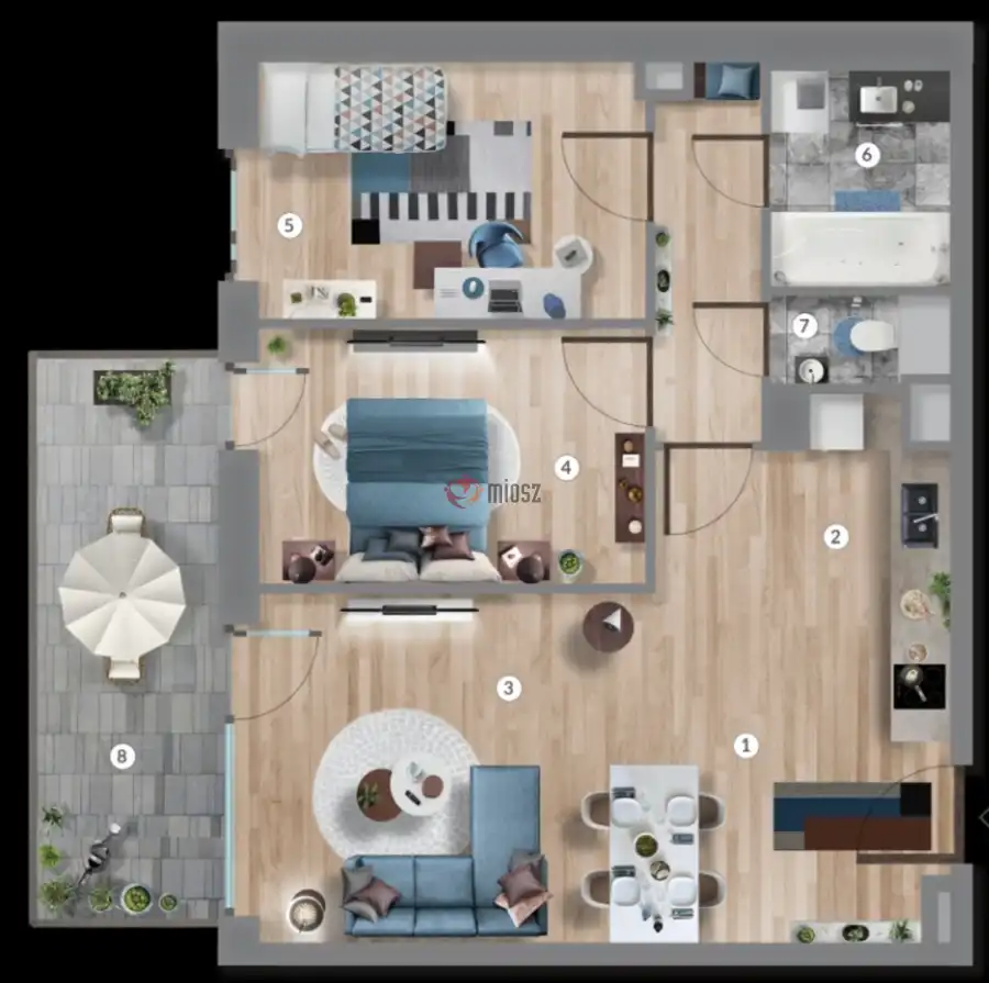 eladó új építésű téglalakás, Budapest, XIII. kerület