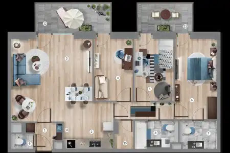 eladó új építésű téglalakás, Budapest, XIII. kerület