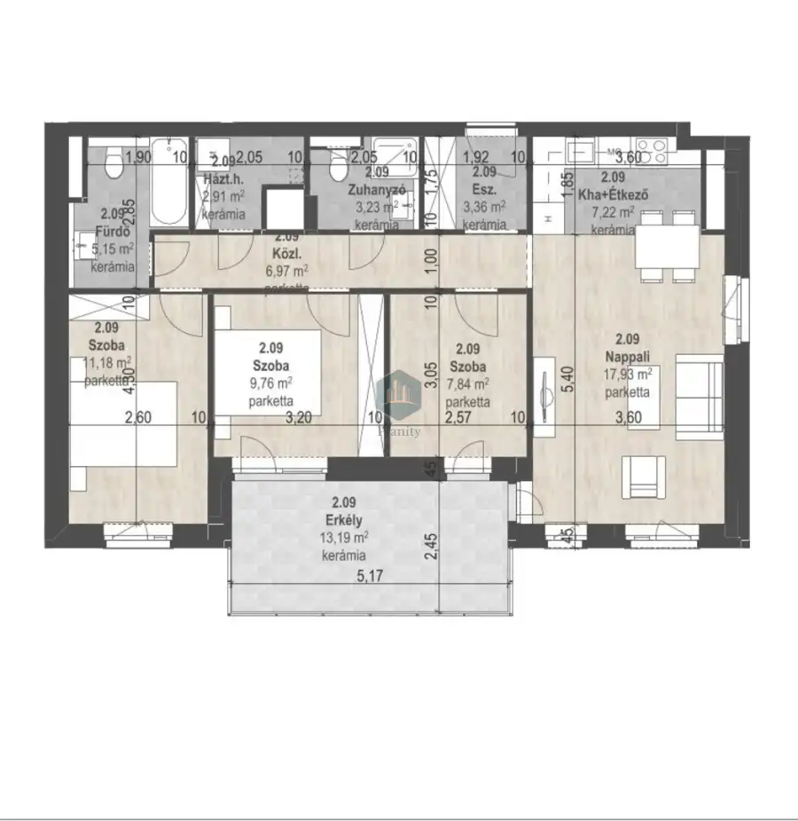 eladó új építésű téglalakás, Budapest, XIII. kerület