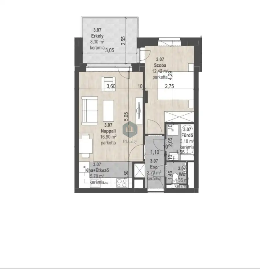 eladó új építésű téglalakás, Budapest, XIII. kerület