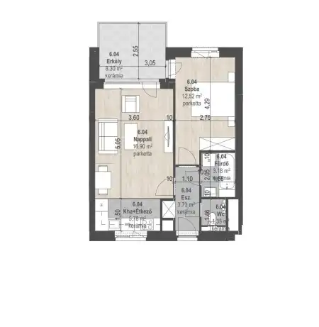 eladó új építésű téglalakás, Budapest, XIII. kerület