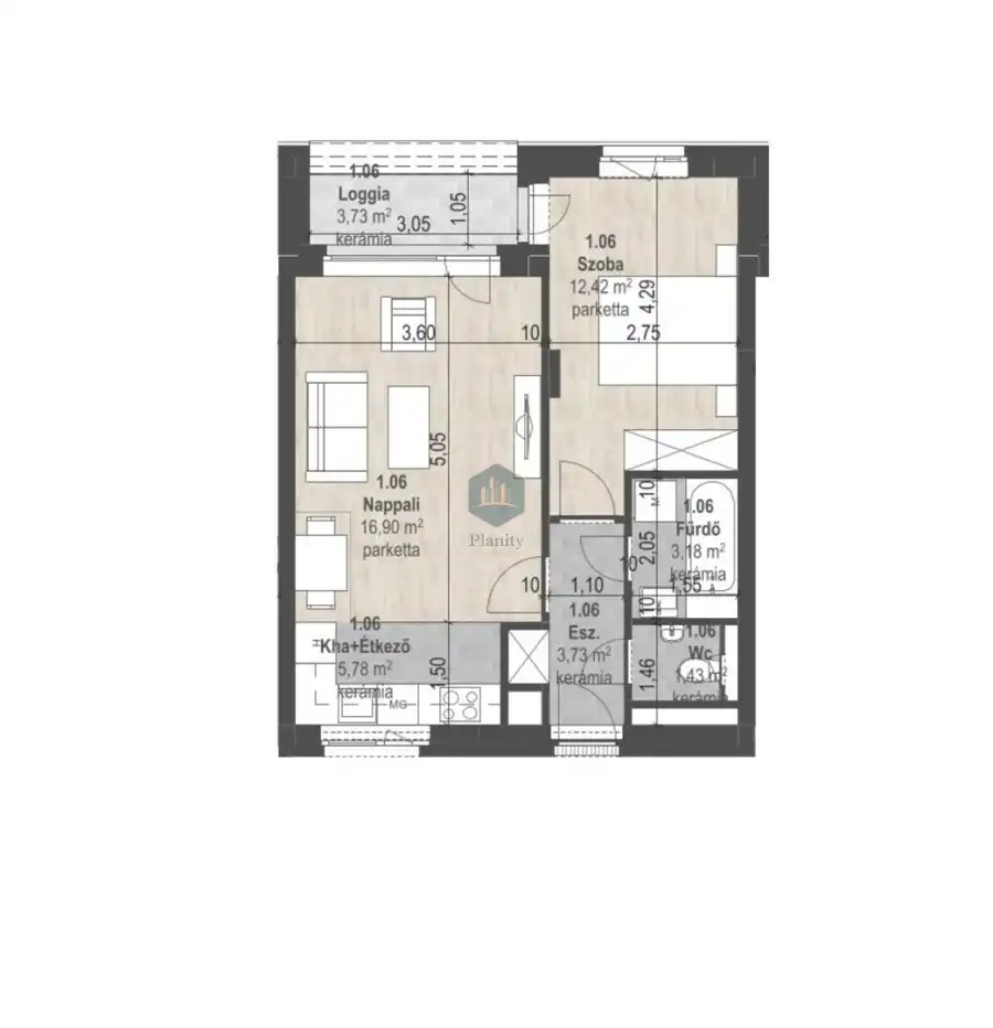 eladó új építésű téglalakás, Budapest, XIII. kerület