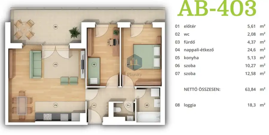 eladó új építésű téglalakás, Budapest, XIV. kerület