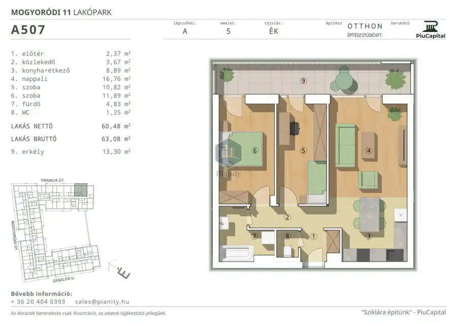 eladó új építésű téglalakás, Budapest, XIV. kerület