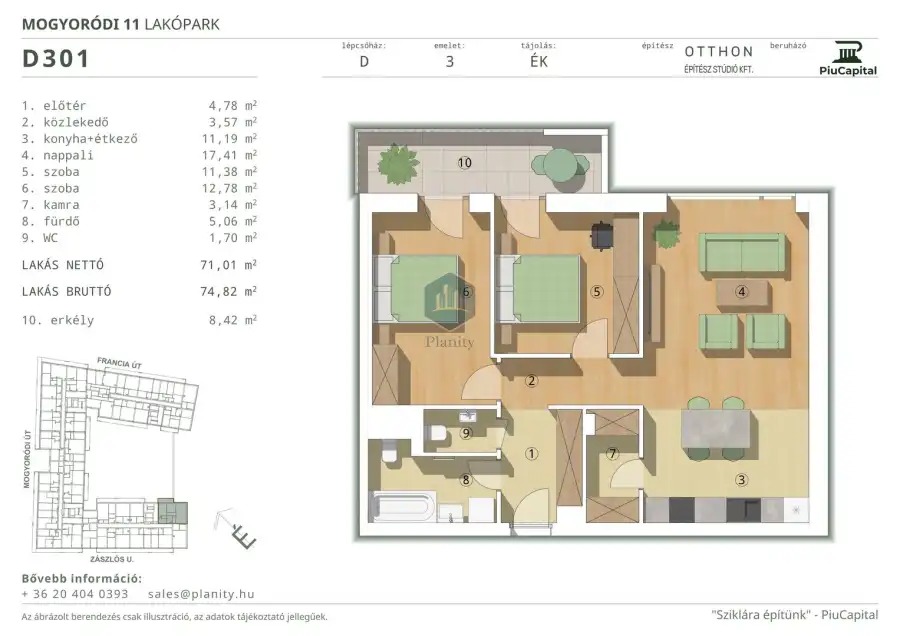 eladó új építésű téglalakás, Budapest, XIV. kerület