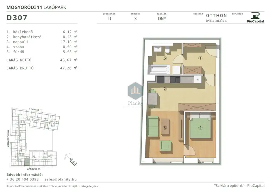 eladó új építésű téglalakás, Budapest, XIV. kerület