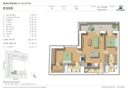 eladó új építésű téglalakás, Budapest, XIV. kerület