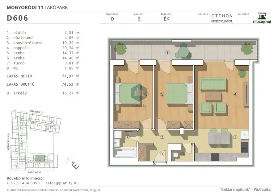 eladó új építésű téglalakás, Budapest, XIV. kerület