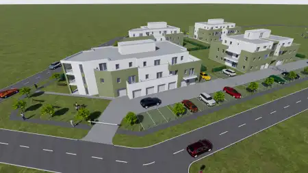 eladó új építésű téglalakás, Hegyeshalom