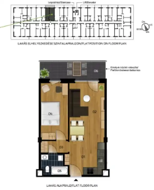 Eladó új építésű téglalakás, Vác 2 szoba 42 m² 60.7 M Ft