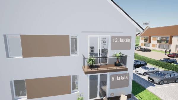 eladó újépítésű téglalakás, Komárom