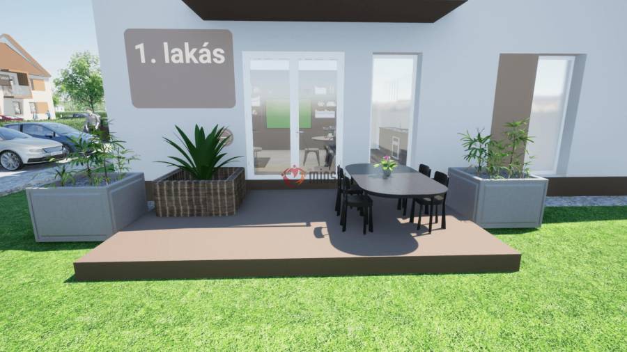 eladó újépítésű téglalakás, Nagyszentjános