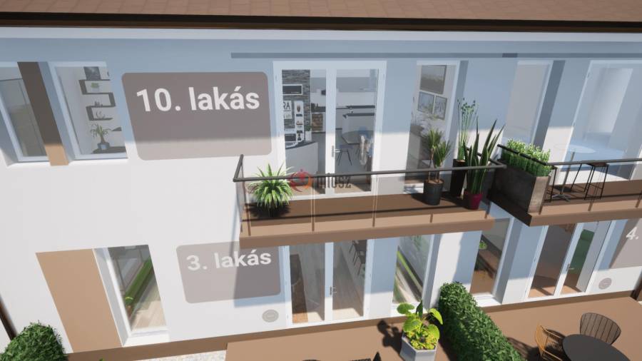 eladó újépítésű téglalakás, Nagyszentjános
