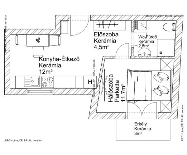 eladó újépítésű téglalakás, Vác